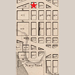 Fig. 17 Detail from A Map of the City of Washington in the District of Columbia: Established as the Permanent Seat of the Government of the United States of America by Robert King (surveyor), C. Schwarz (engraver); published by W. Cooper, Washington, DC, 1818. HOA: 61 cm; WOA: 79 cm. Library of Congress Geography and Map Division Washington, D.C. 20540 to 4650 USA dcu. Online: https://lccn.loc.gov/map65001120 (accessed 30 May 2024). The red star marks the location of McLeod’s Eastern Academy location.