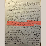 Fig. 13: Alexander Jackson Davis Letterbook, John Motley Morehead to Alexander Jackson Davis, 2 April 1844. Alexander Jackson Davis Papers 1791–1937, Call number MssCol 734, Manuscripts and Archives Division, New York Public Library, Astor, Lenox and Tilden Foundations, New York, NY.